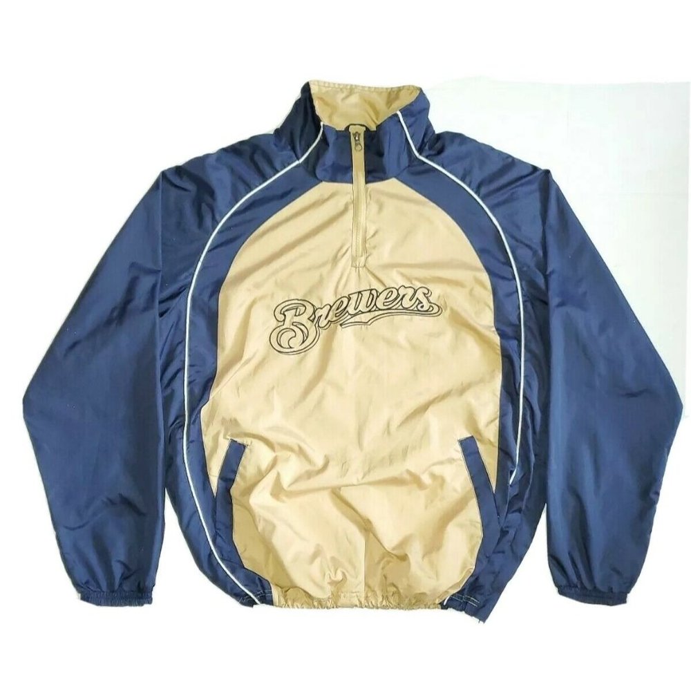 MLB Genuine Merchandise Milwaukee Brewers Pullover OSFA Single Stitch